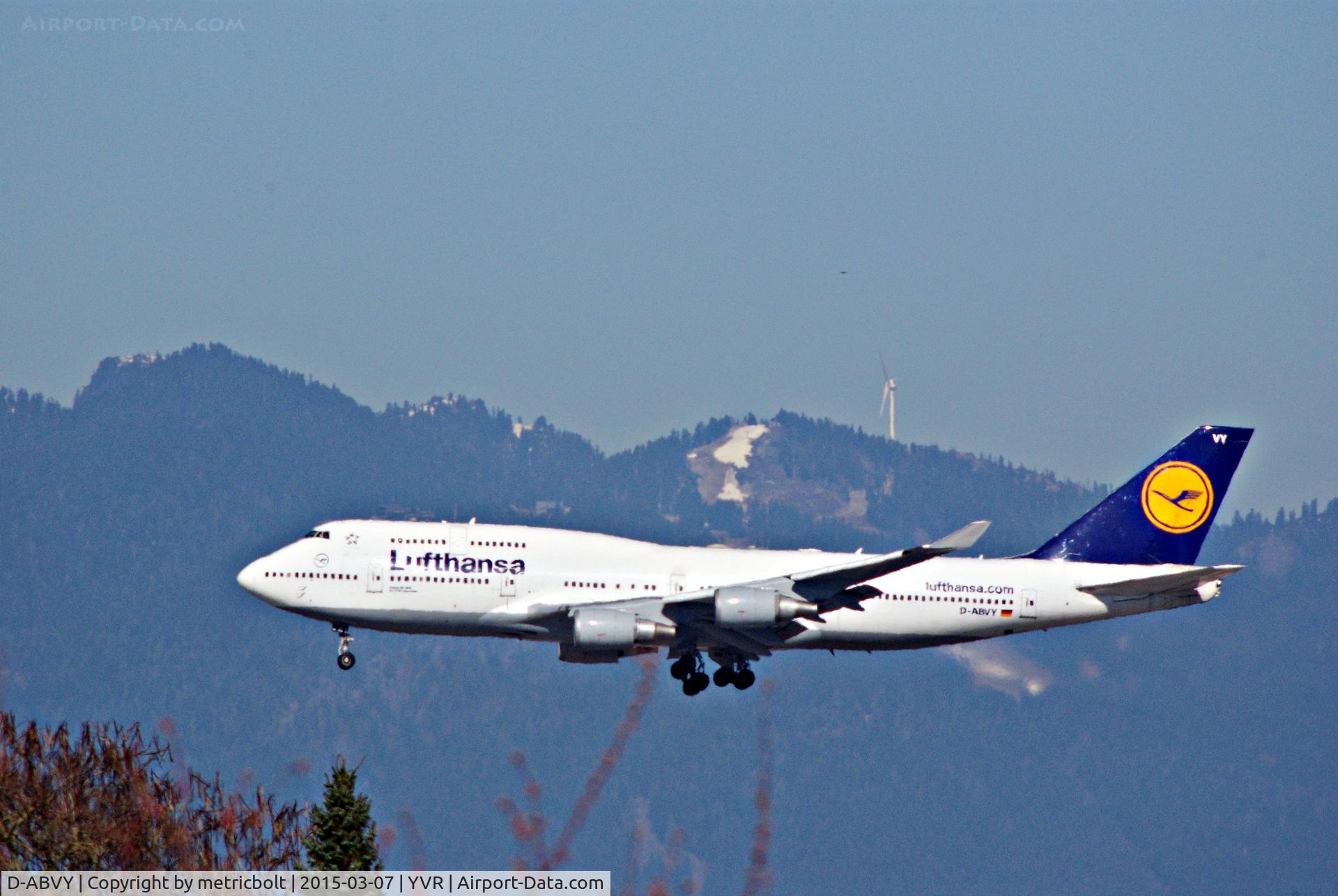 D-ABVY, 2000 Boeing 747-430 C/N 29869, Arrival from Frankfurt