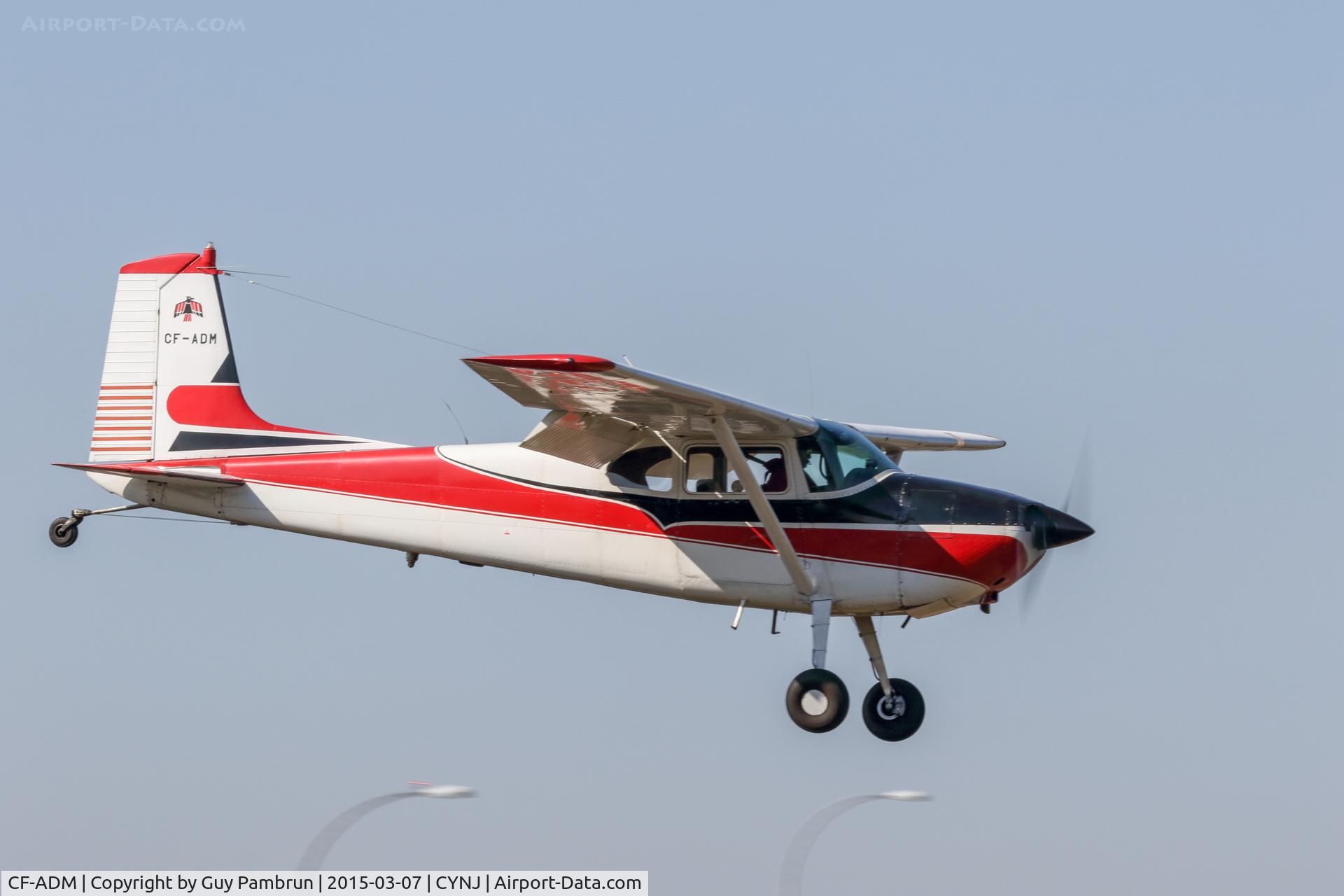 CF-ADM, 1956 Cessna 180 C/N 32525, Landing