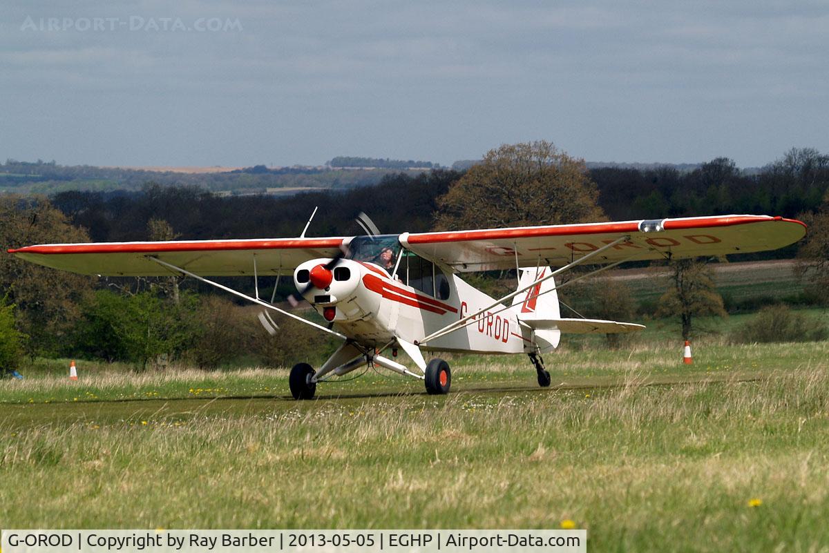 G-OROD, 1962 Piper PA-18-150 Super Cub C/N 18-7856, Piper PA-18-150 Super Cub [18-7856] Popham~G 05/05/2013