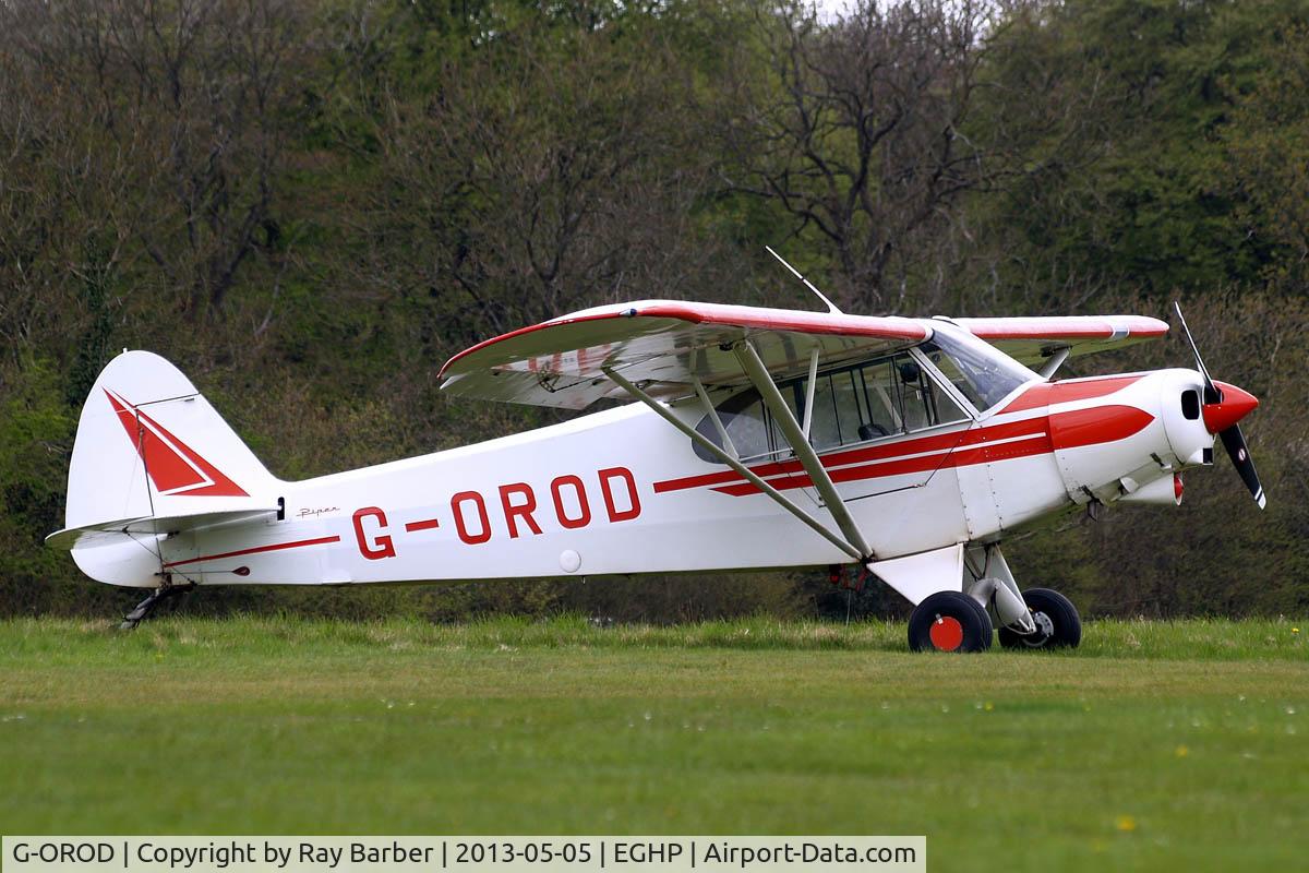 G-OROD, 1962 Piper PA-18-150 Super Cub C/N 18-7856, Piper PA-18-150 Super Cub [18-7856] Popham~G 05/05/2013