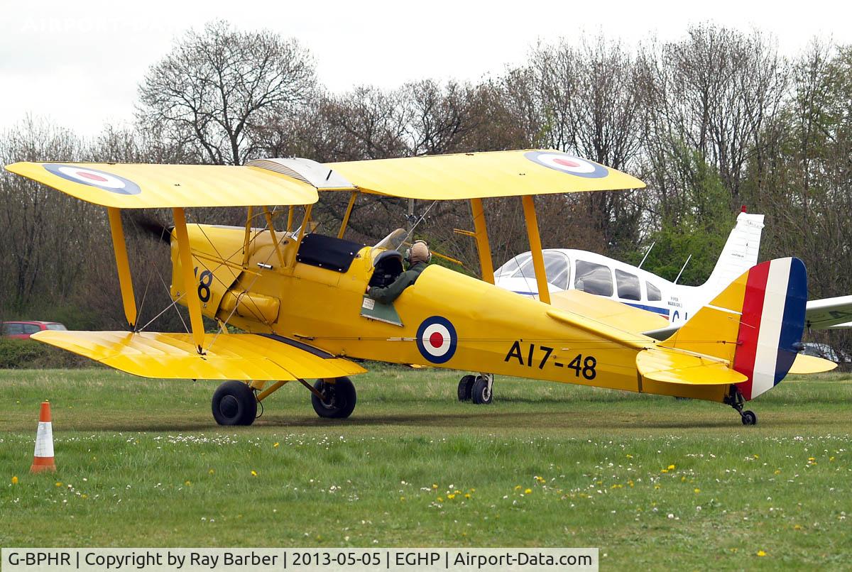 G-BPHR, 1940 De Havilland Australia DH-82A Tiger Moth C/N DHA45, De Havilland DH.82A Tiger Moth [DHA45] Popham~G 05/05/2013