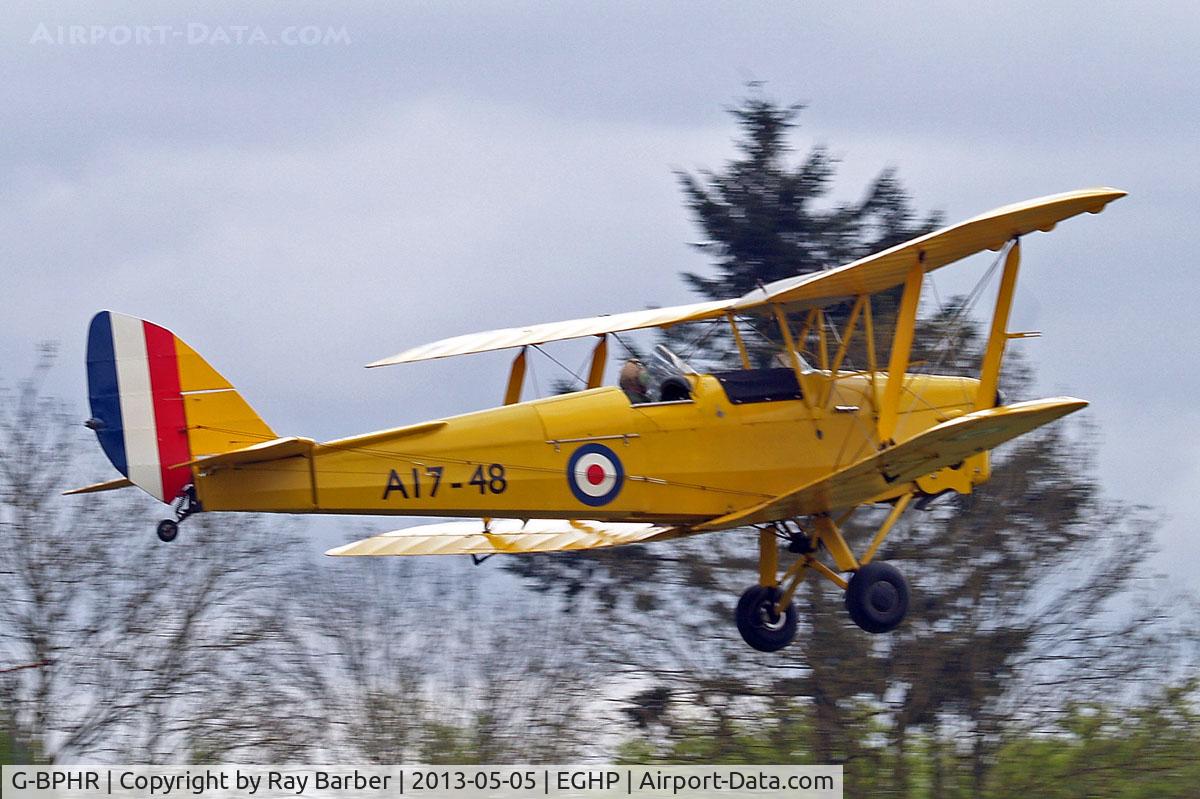 G-BPHR, 1940 De Havilland Australia DH-82A Tiger Moth C/N DHA45, De Havilland DH.82A Tiger Moth [DHA45] Popham~G 05/05/2013