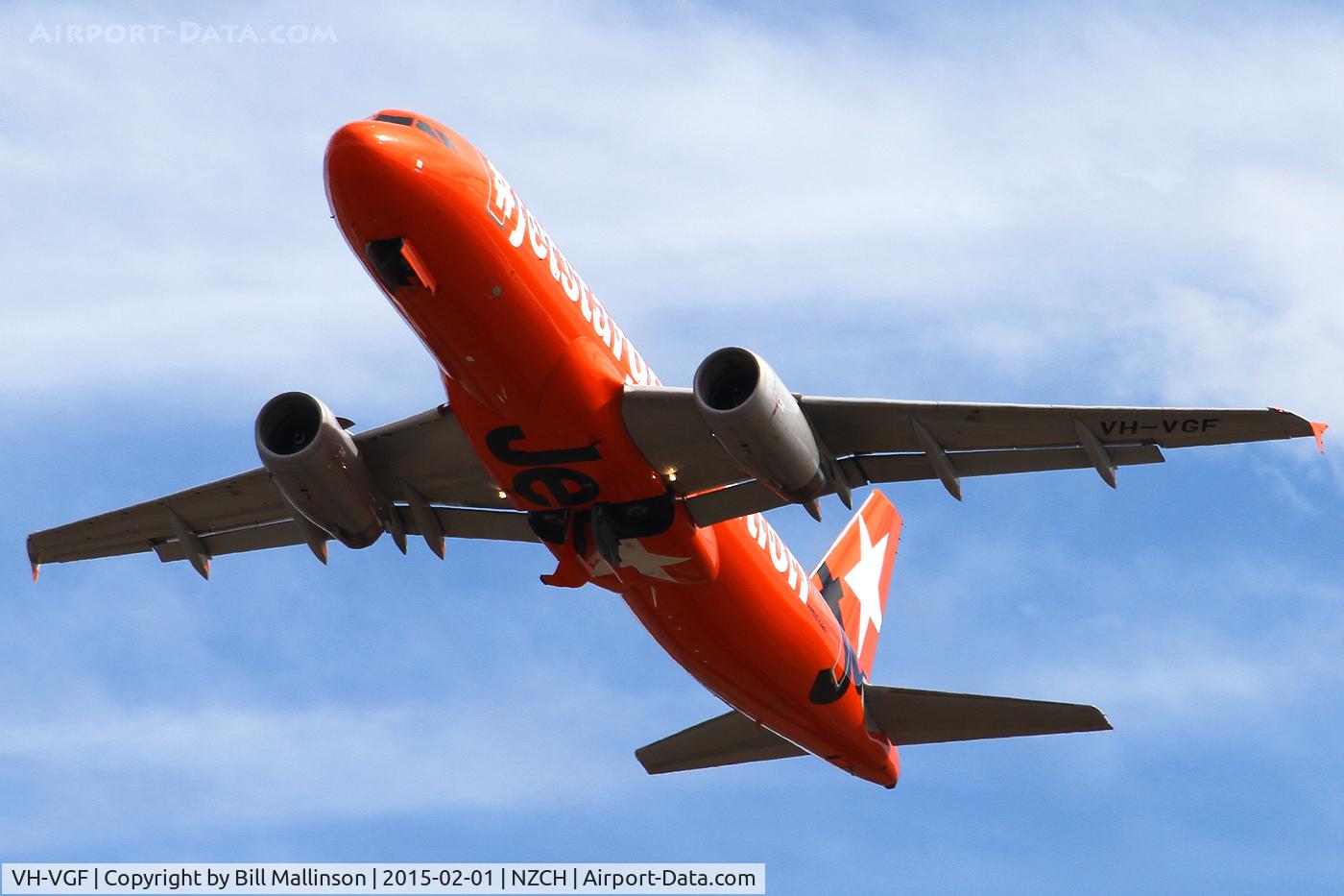 VH-VGF, 2010 Airbus A320-214 C/N 4497, away to SYD