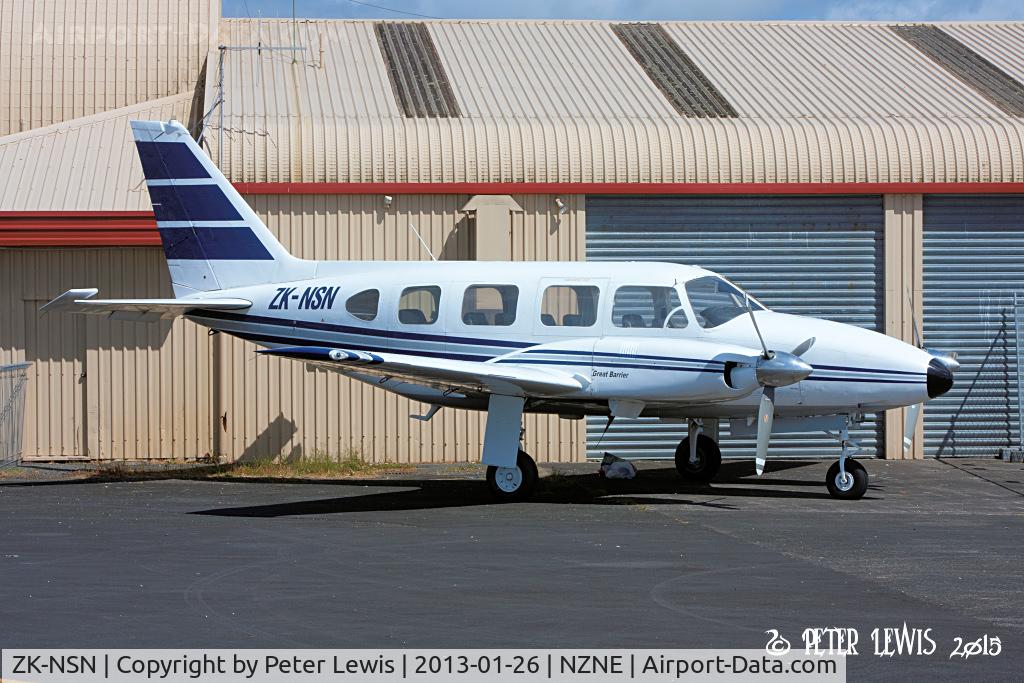 ZK-NSN, Piper PA-31-310 Navajo Navajo C/N 31-687, Great Barrier Airlines Flight Operations Ltd., Auckland