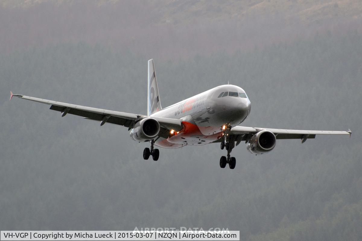 VH-VGP, 2010 Airbus A320-232 C/N 4343, At Queenstown
