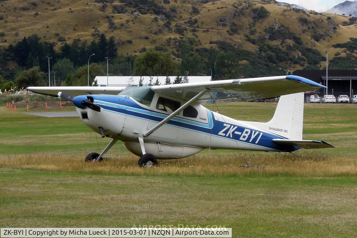 ZK-BYI, Cessna 180C C/N 50909, At Queenstown