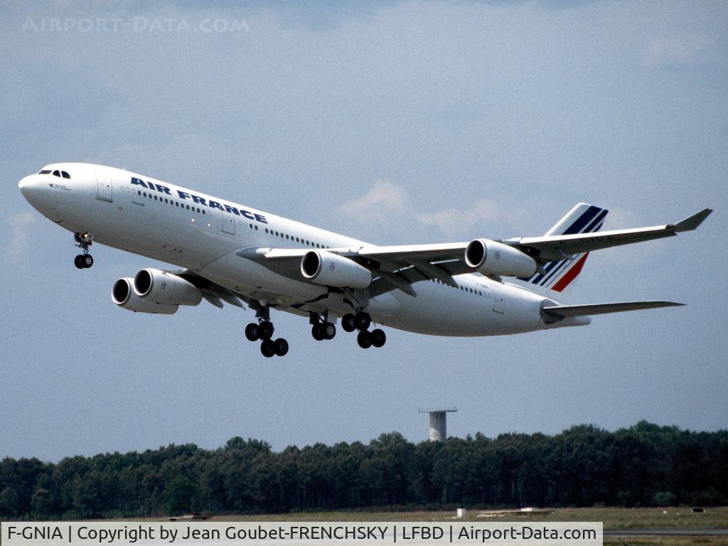 F-GNIA, 1993 Airbus A340-211 C/N 010, Plane destroyed 1994-01-20 (Aircraft destroyed by fire during push back on ground)