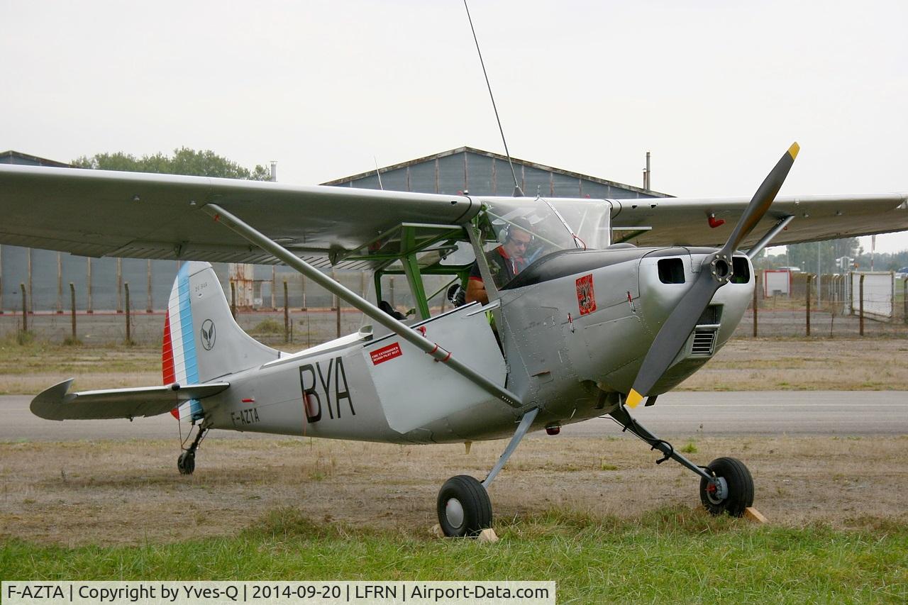F-AZTA, 1957 Cessna O-1A Bird Dog C/N 24545, Cessna O-1A Bird Dog, Static display, Rennes-St Jacques airport (LFRN-RNS) Air show 2014