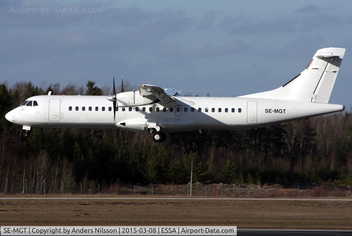 SE-MGT, 1989 ATR 72-201 C/N 145, Operating for Estonian Air.