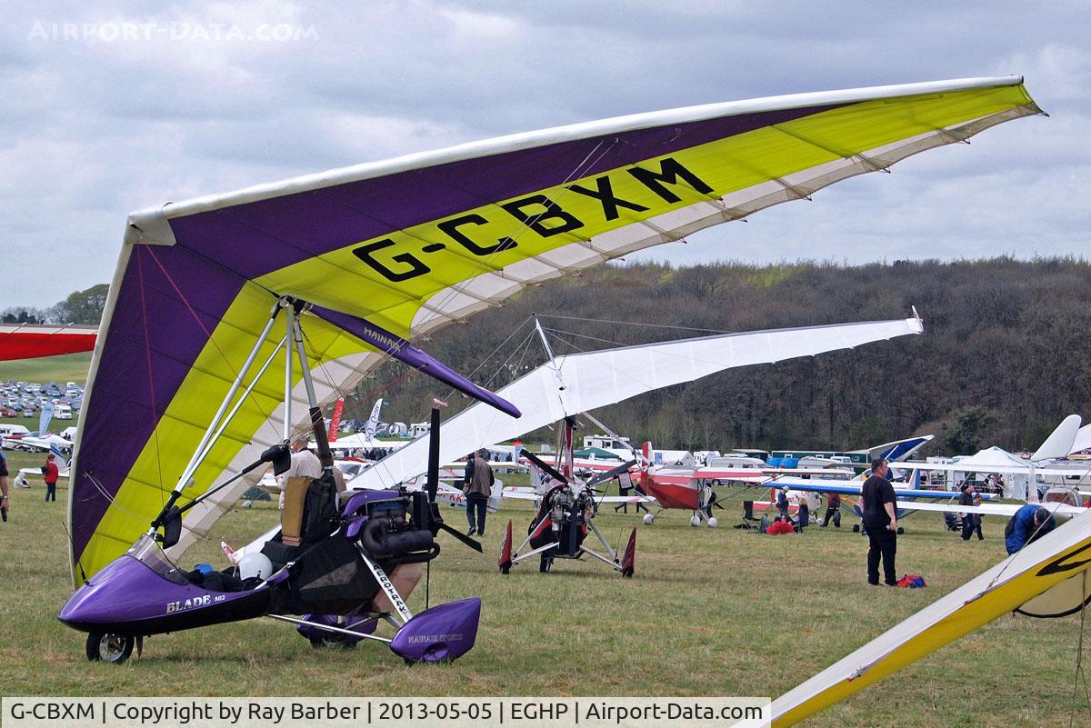 G-CBXM, 2002 Mainair Blade C/N 1335-0802-7-W1130, Mainair Blade 582 Sports [1335-0802-7] Popham~G 05/05/2013