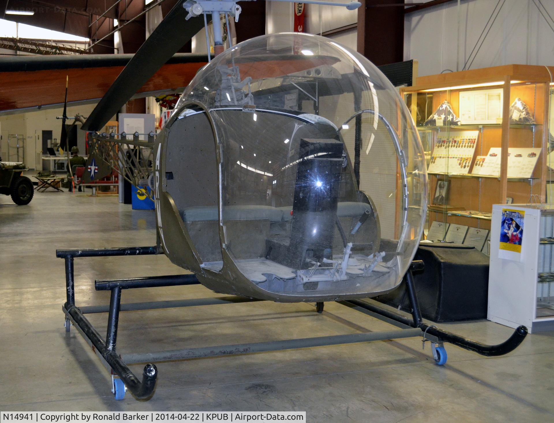 N14941, 1967 Bell TH-13T-BF Sioux C/N 3682, Bell H-13G Sioux at the Weisbrod Museum