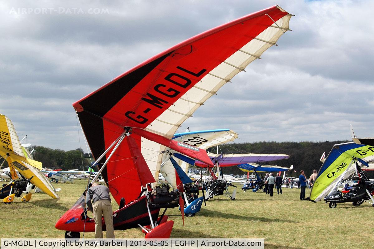 G-MGDL, 1998 Pegasus Quantum 15 C/N 7400, Solar Wings Pegasus Quantum 15 [7400] Popham 05/05/2013