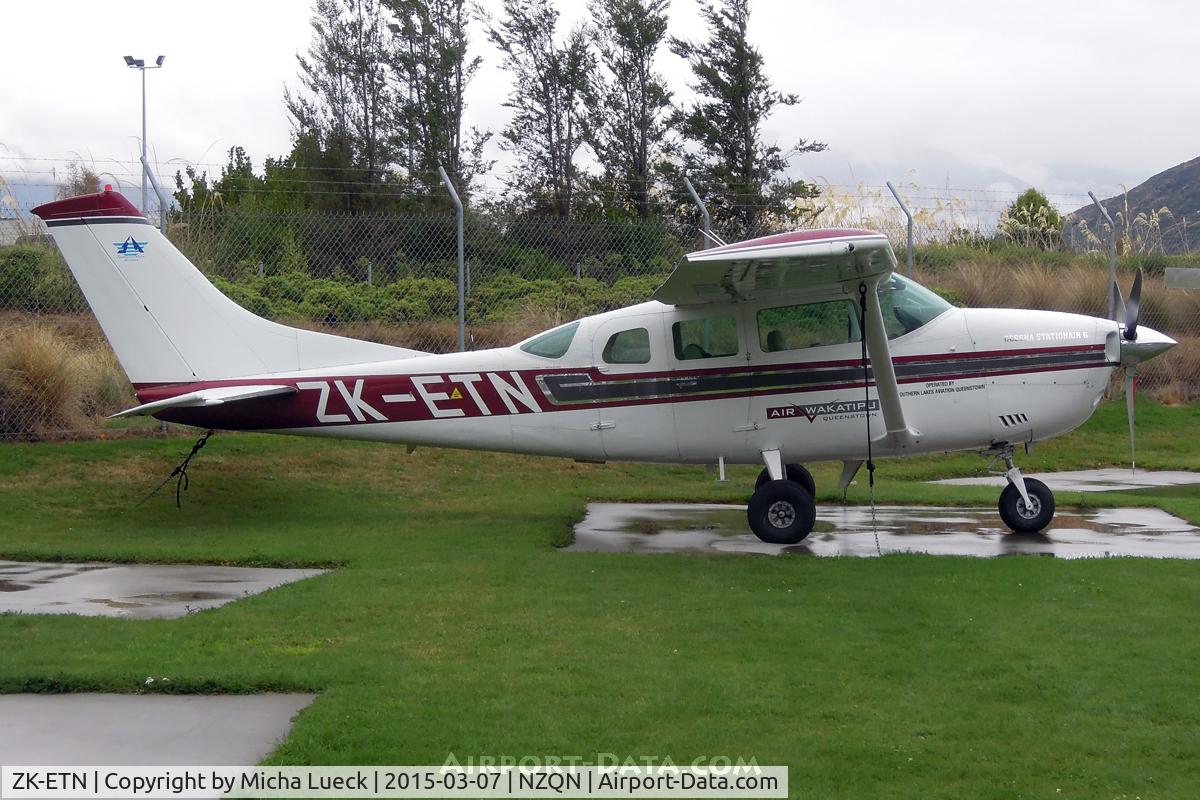 ZK-ETN, Cessna U206G Stationair C/N U20605866, At Queenstown
