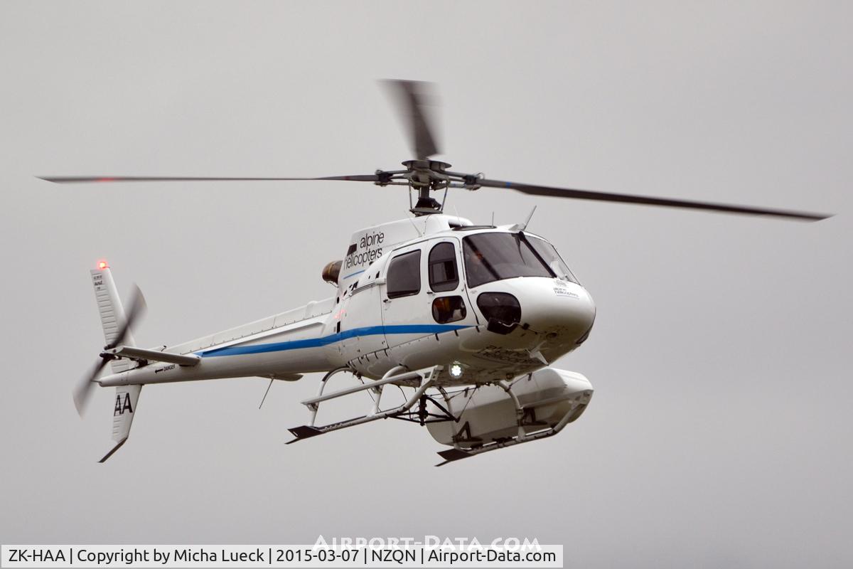 ZK-HAA, Eurocopter AS-350B-2 Ecureuil Ecureuil C/N 3700, At Queenstown