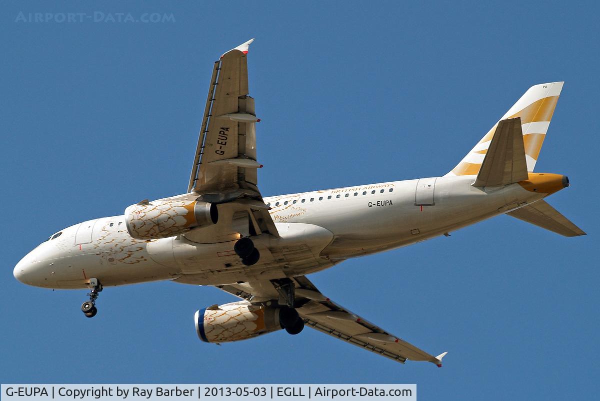 G-EUPA, 1999 Airbus A319-131 C/N 1082, Airbus A319-131 [1082] (British Airways) Home~G 03/05/2013