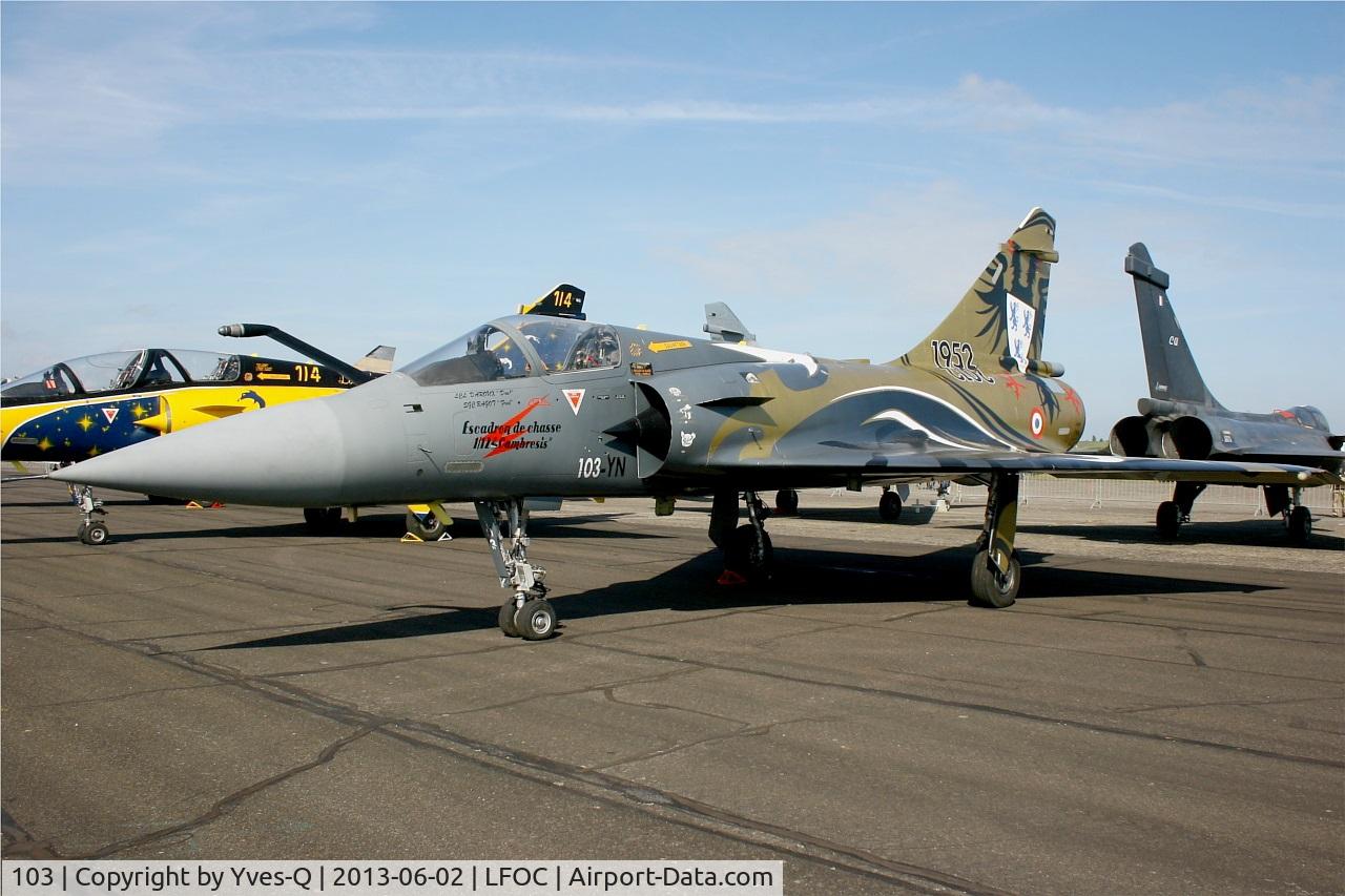 103, Dassault Mirage 2000C C/N 367, Dassault Mirage 2000C, Static display, Châteaudun Air Base 279 (LFOC) Open day 2013