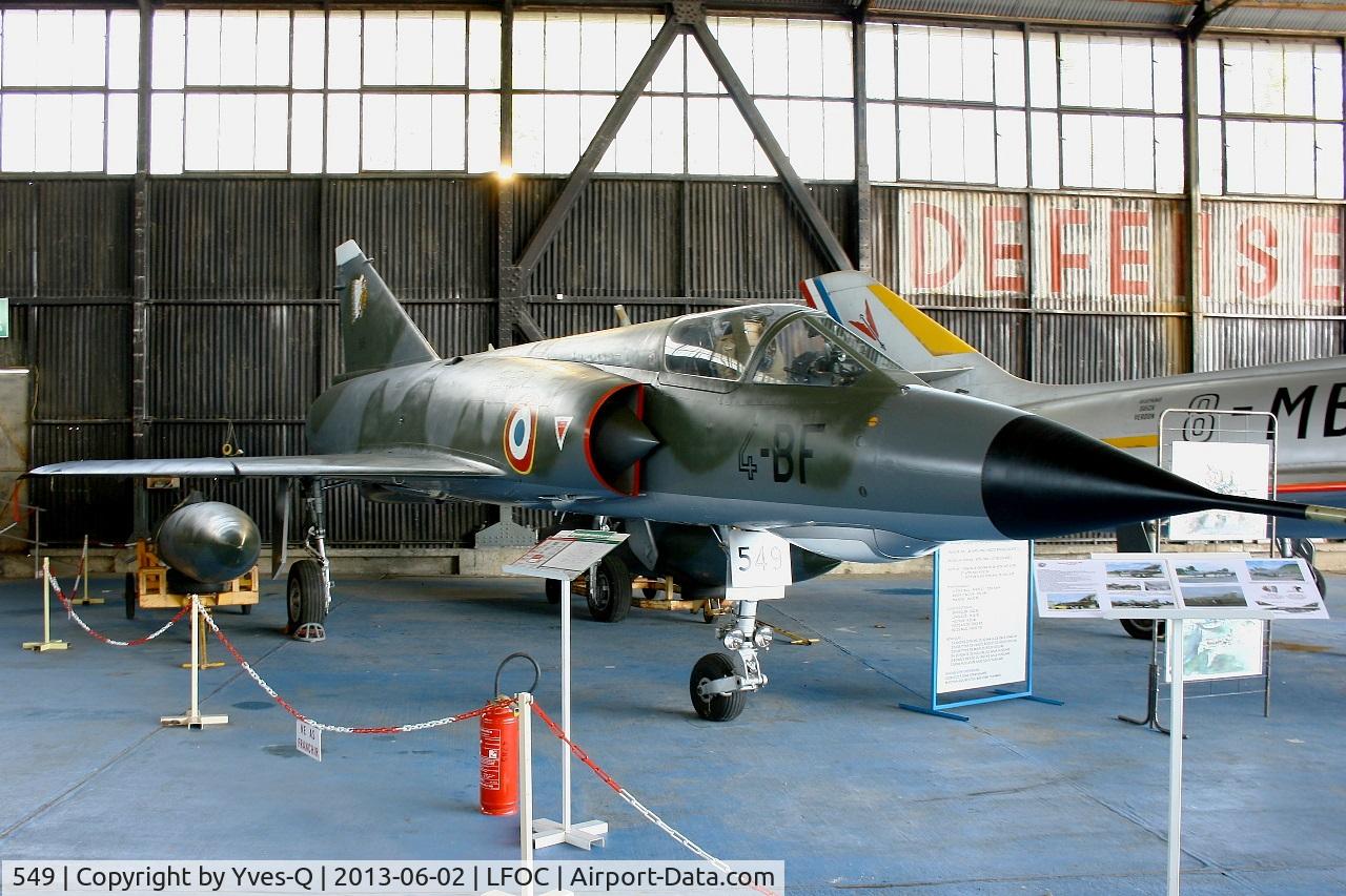 549, Dassault Mirage IIIE C/N 549, Dassault Mirage IIIE, Canopée Museum Châteaudun Air Base (LFOC)