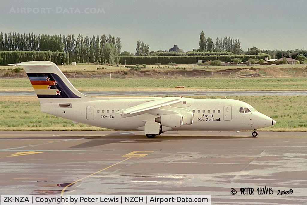 ZK-NZA, 1989 British Aerospace BAe.146-200A C/N E2116, Bilmans Management Ltd., Christchurch (t/a Ansett New Zealand)