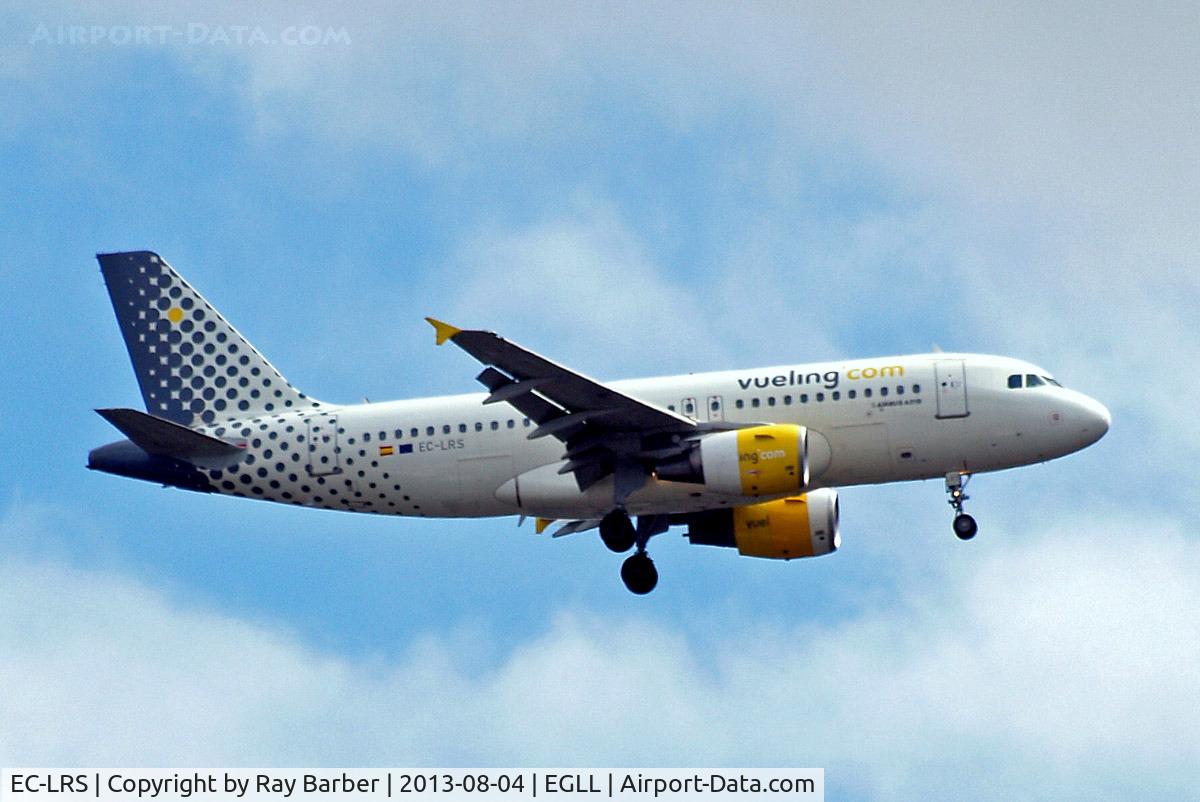 EC-LRS, 2008 Airbus A319-112 C/N 3704, Airbus A319-112 [3704] (Vueling Airlines) Home~G 04/08/2013. On approach 27L.