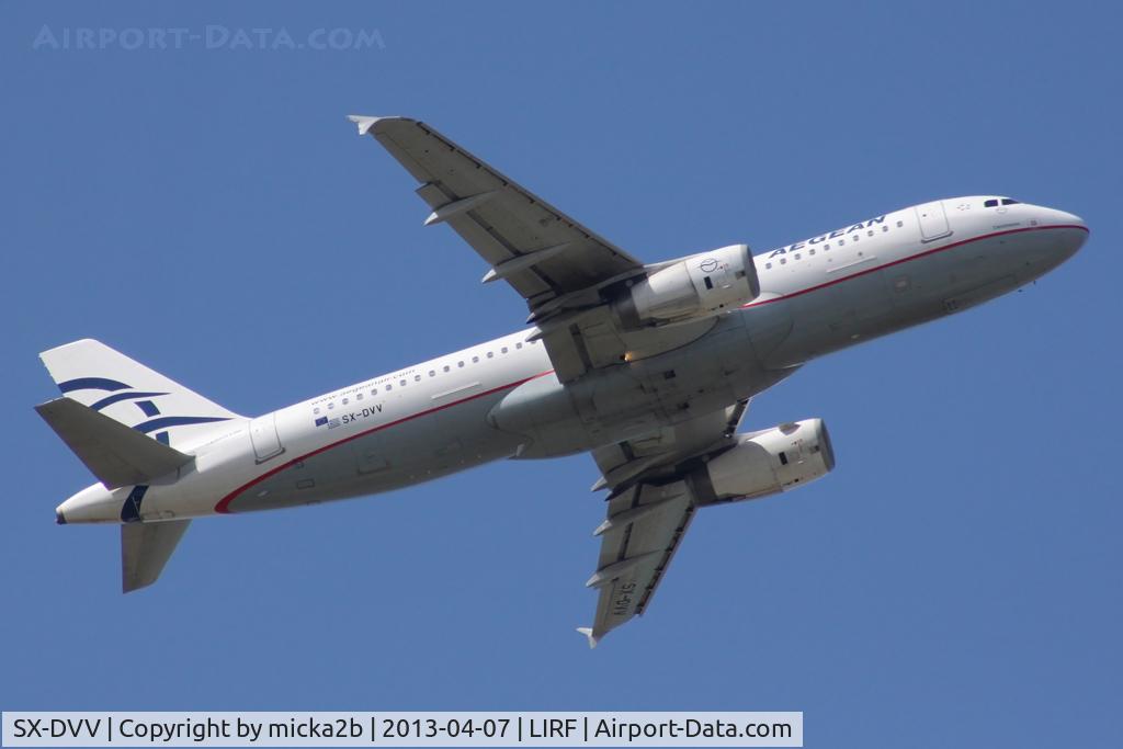 SX-DVV, 2009 Airbus A320-232 C/N 3773, Take off