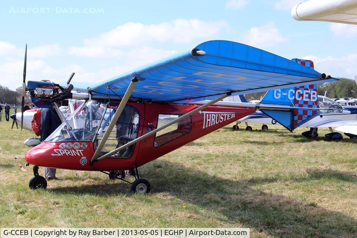 G-CCEB, 2003 Thruster T600N 450 C/N 0035-T600N-085, Thruster T600-N450 Sprint [0035-T600N-085] Popham~G 05/05/2013