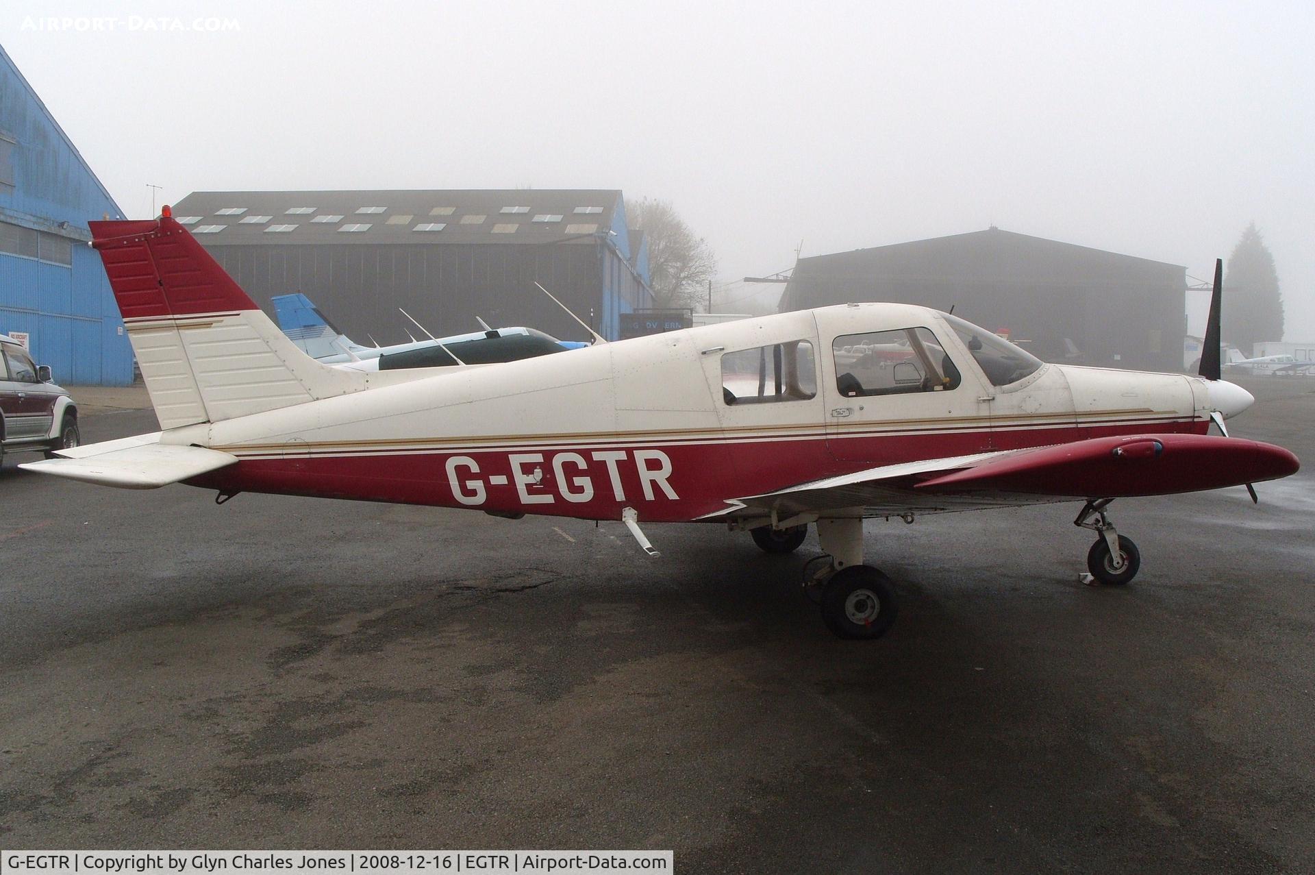 G-EGTR, 1989 Piper PA-28-161 Cadet C/N 2841281, 'EGTR' at 'EGTR'! Taken on a quiet cold and foggy day. With thanks to Elstree control tower who granted me authority to take photographs on the aerodrome. Previously G-BRSI. Owned by Stars Fly Ltd.