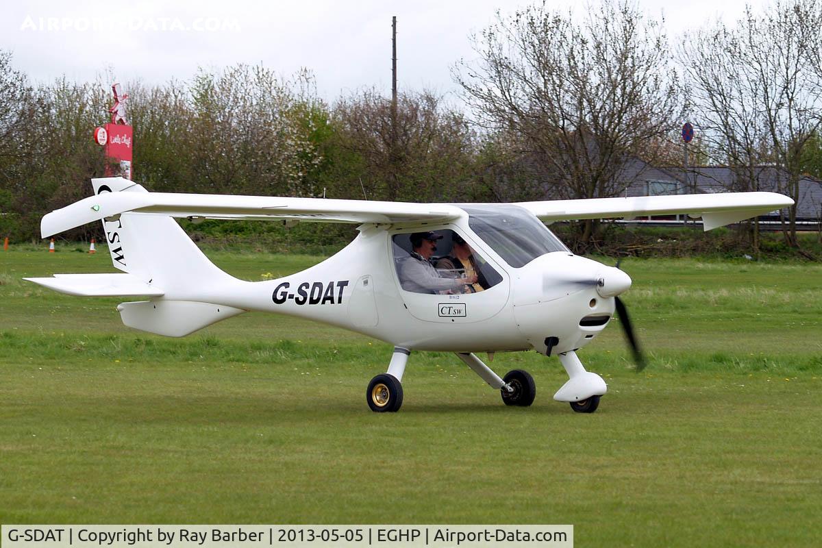 G-SDAT, 2007 Flight Design CTSW C/N 8312, Flight Design CT-SW [07-03-21] Popham~G 05/05/2013