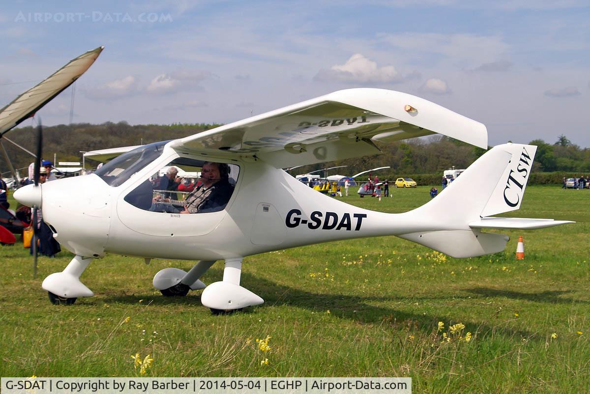 G-SDAT, 2007 Flight Design CTSW C/N 8312, Flight Design CT-SW [07-03-21] Popham~G 04/05/2014