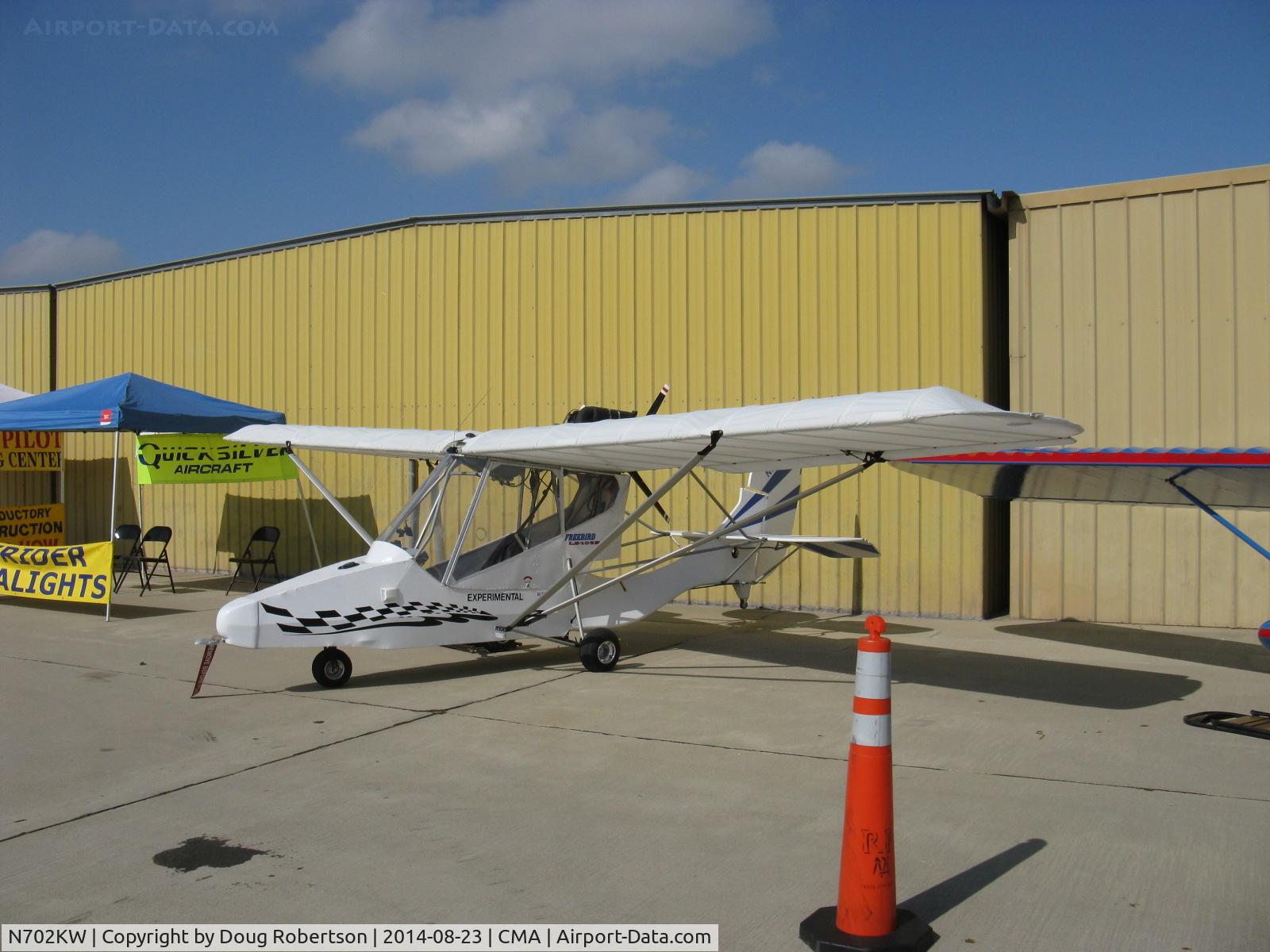 N702KW, GEOFFREY R WEST LS 103B C/N 01, West FREEBIRD LS-103B, Rotax 582 pusher? Possible one-off Ultralight as I can find no further info. Help appreciated!