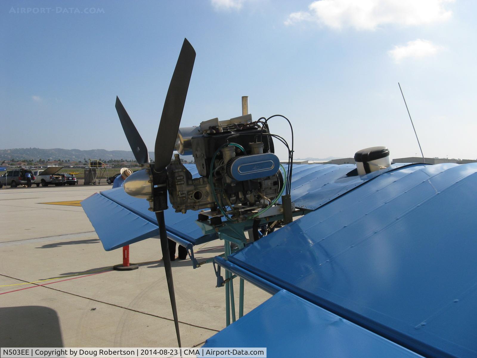 N503EE, Peterson Bill BLUE GOOSE C/N 001, Peterson BLUE GOOSE, probable Rotax 503 pusher