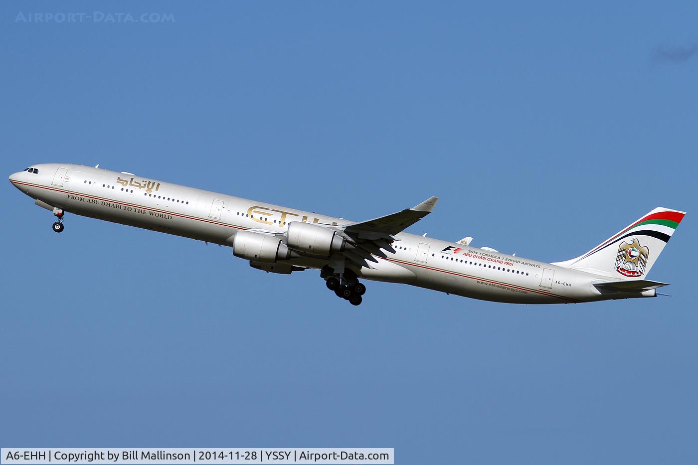 A6-EHH, 2007 Airbus A340-642X C/N 870, away home again