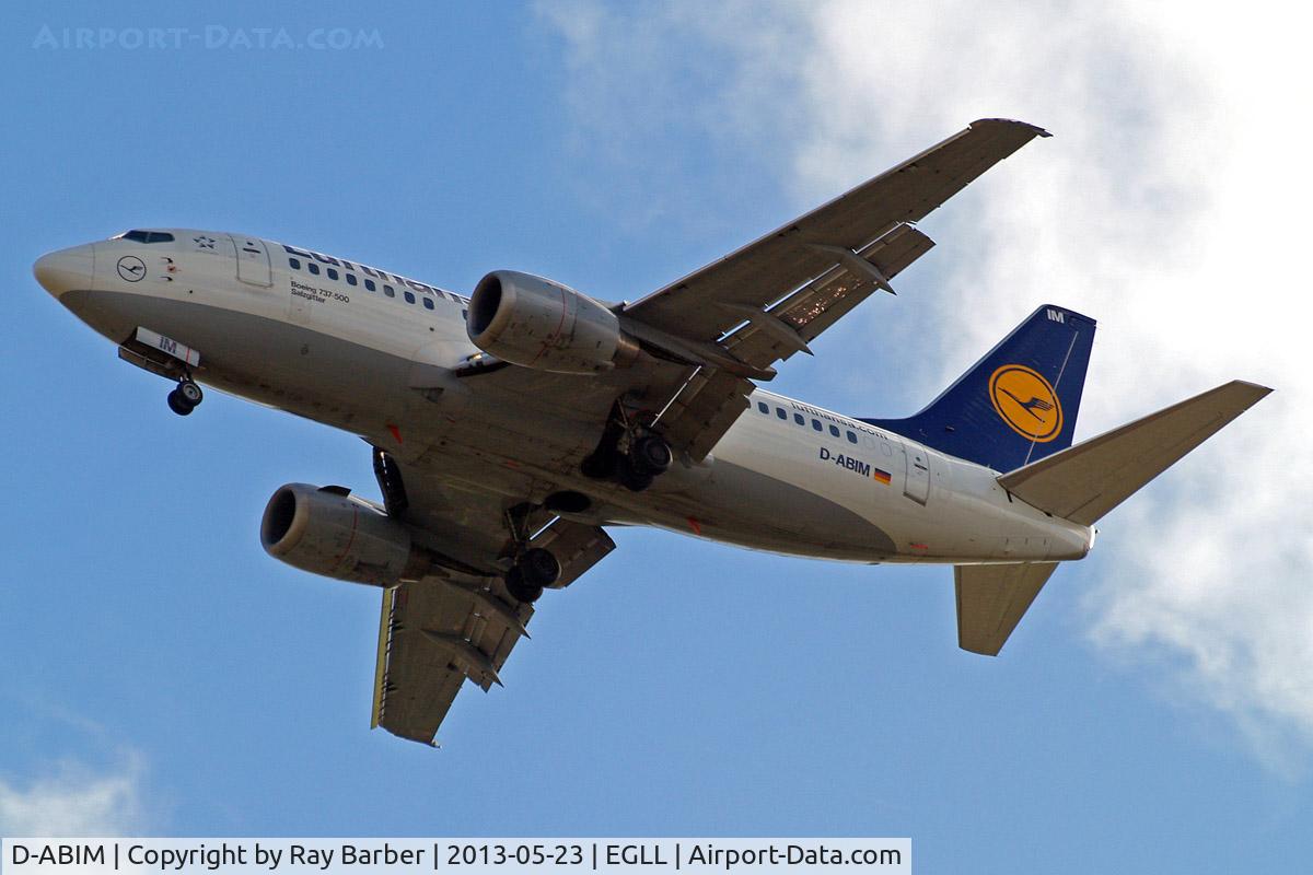 D-ABIM, 1991 Boeing 737-530 C/N 24937, Boeing 737-530 [24937] (Lufthansa) Home~G 23/05/2013. On approach 27R.