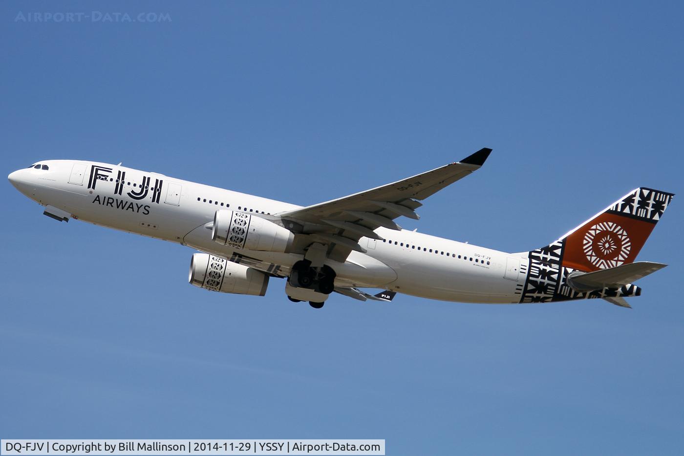 DQ-FJV, 2013 Airbus A330-243 C/N 1465, away home to NAN