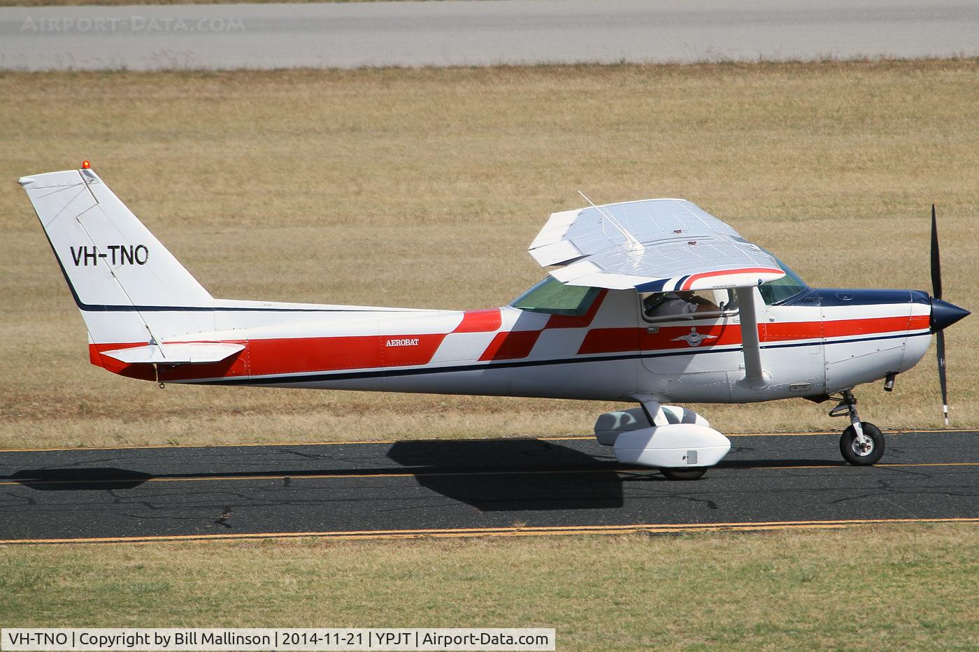 VH-TNO, 1979 Cessna A152 Aerobat C/N A1520864, taxiing from 24