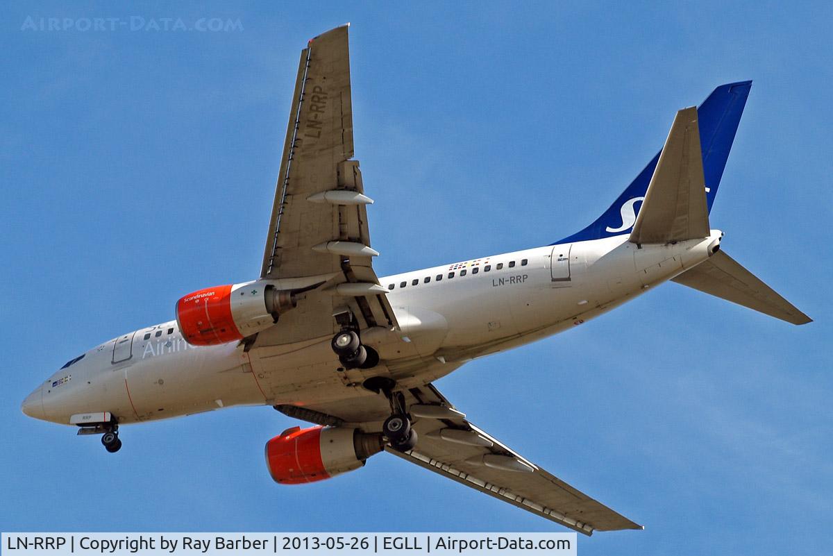 LN-RRP, 1999 Boeing 737-683 C/N 28311, Boeing 737-683 [28311] (SAS Scandinavian Airlines) Home~G 26/05/2013. On approach 27R.