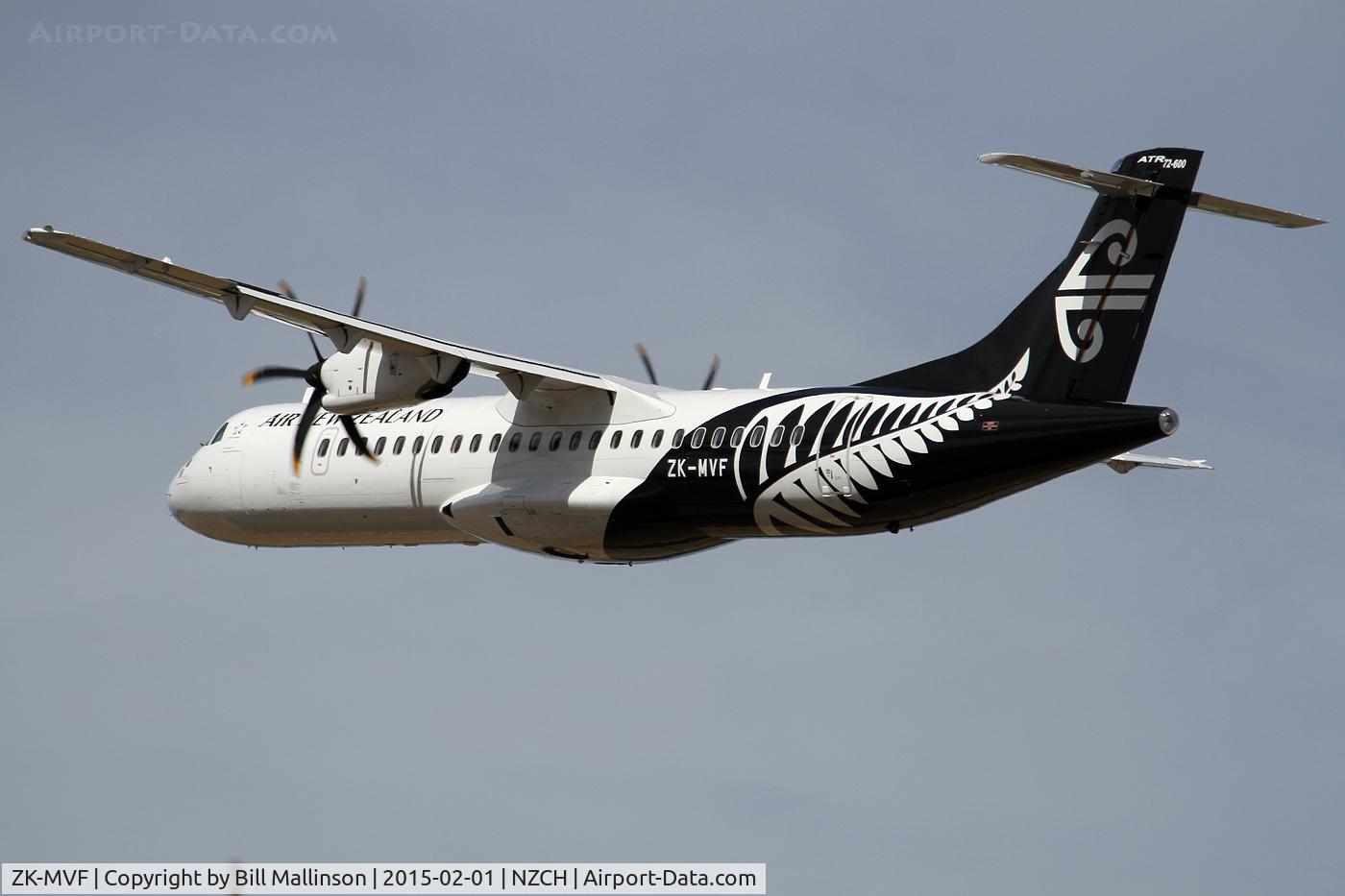 ZK-MVF, 2015 ATR 72-600 C/N 1228, away to WLG