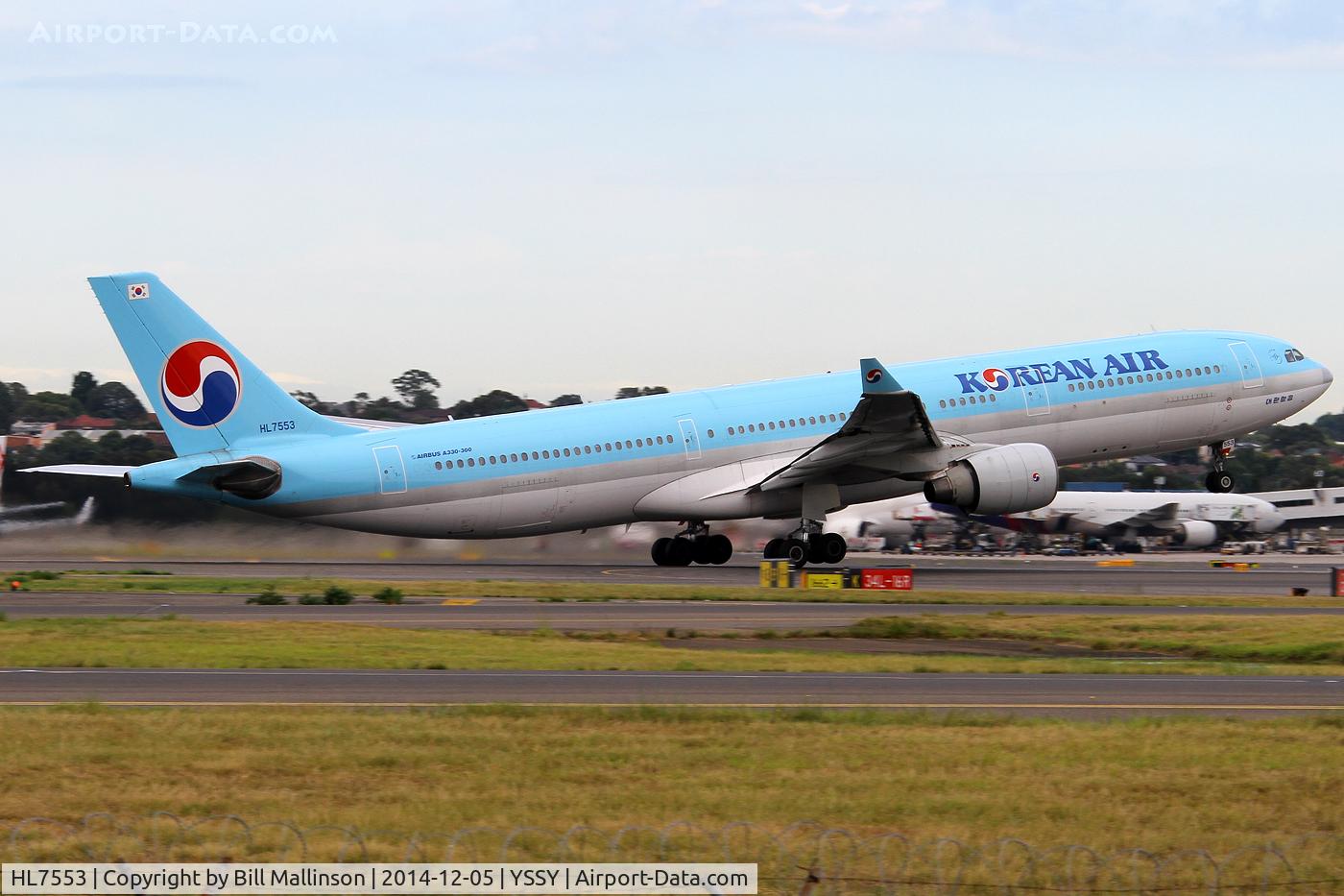 HL7553, 1999 Airbus A330-323 C/N 267, away home to SEL