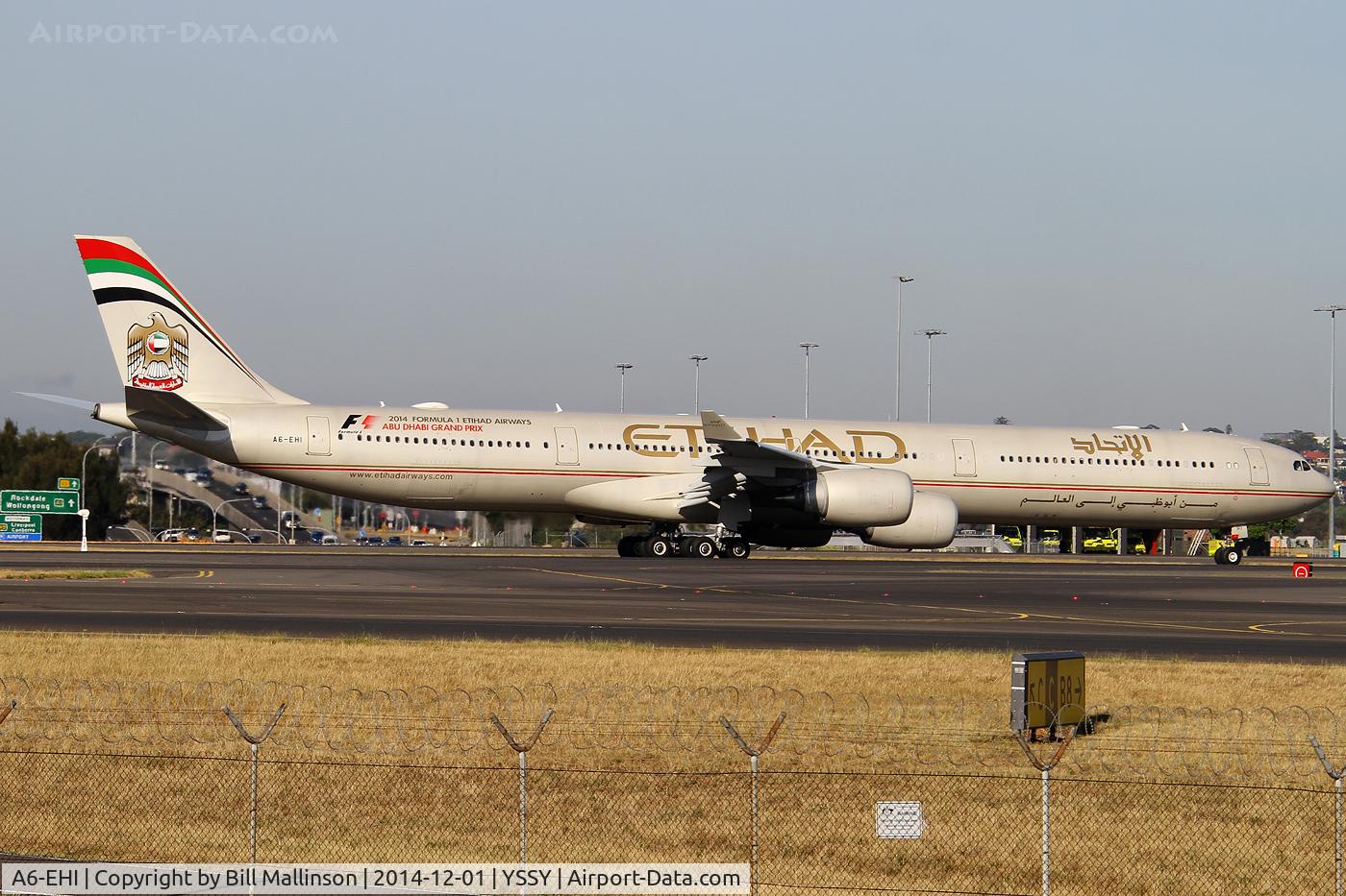 A6-EHI, 2008 Airbus A340-642X C/N 929, in from AUH