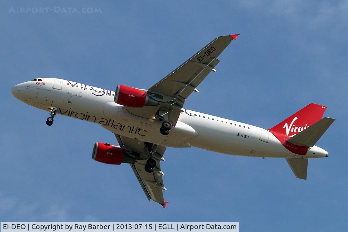 EI-DEO, 2005 Airbus A320-214 C/N 2486, Airbus A320-214 [2486] (Virgin Atlantic) Home~G 15/07/2013. On approach 27R.