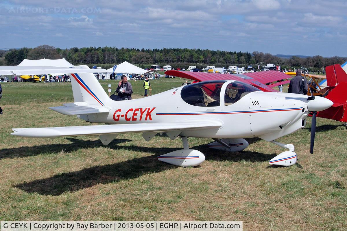 G-CEYK, 2008 Europa XS Tri-Gear C/N PFA 247-14476, Europa Avn Europa XS [PFA 247-14476] Popham~G 05/05/2013