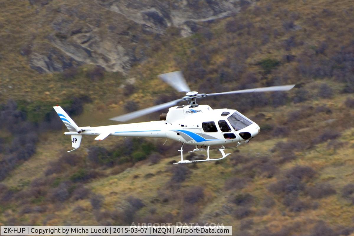 ZK-HJP, Aerospatiale AS-350BA Ecureuil C/N 2322, At Queenstown