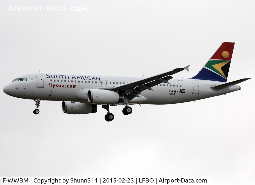 F-WWBM, 2015 Airbus A320-232 C/N 6478, C/n 6478 - To be ZS-SZJ