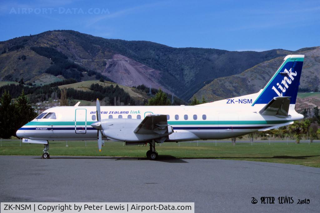 ZK-NSM, 1989 Saab 340A C/N 340A-144, Air Nelson Ltd., Motueka. 1993