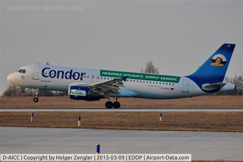 D-AICC, 1998 Airbus A320-212 C/N 0809, Making some PR for Saxony.....