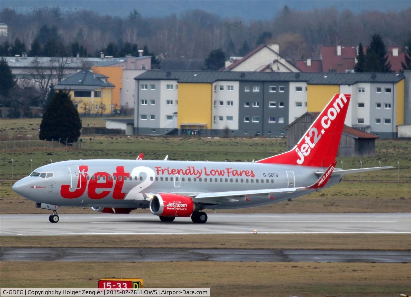 G-GDFG, 1997 Boeing 737-36Q C/N 28658, Departing to Leeds.....