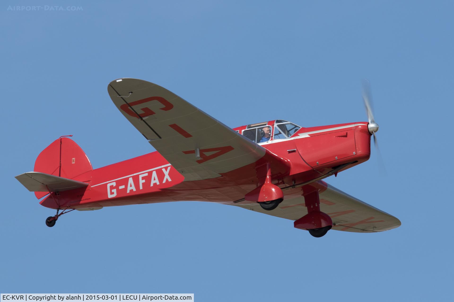 EC-KVR, 1937 British Aircraft Manufacturing Company Ltd BA Eagle 2 C/N 138, At a monthly display of the Fundación Infante de Orleans collection at Cuatro Vientos airport, Madrid