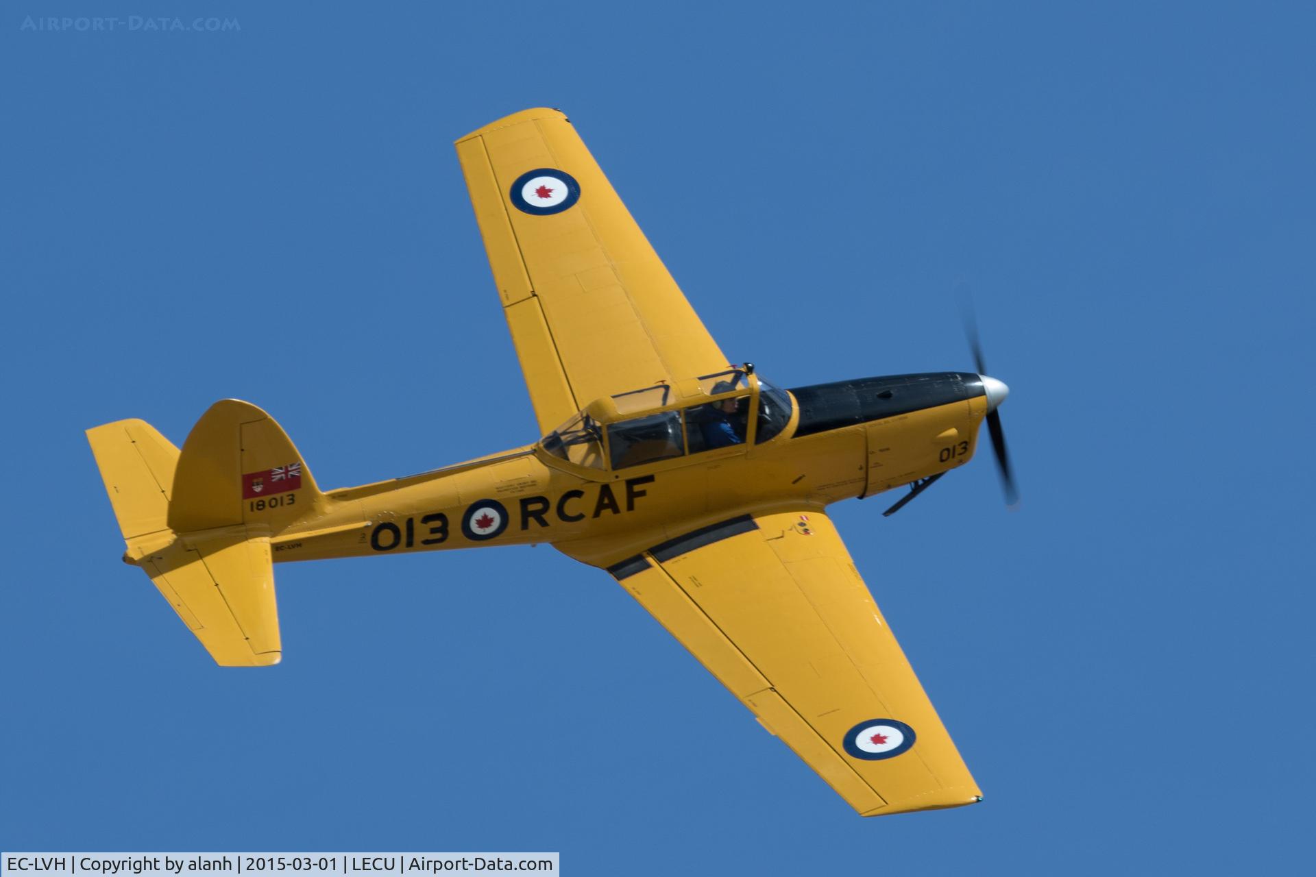 EC-LVH, 1950 De Havilland DHC-1 Chipmunk 22A C/N C1/0080, At a monthly display of the Fundación Infante de Orleans collection at Cuatro Vientos airport, Madrid