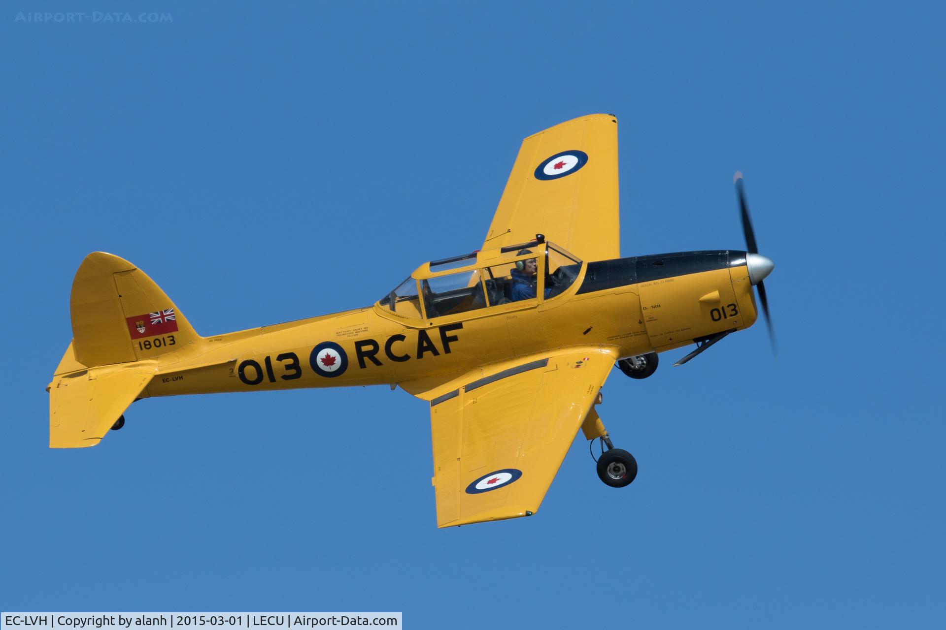 EC-LVH, 1950 De Havilland DHC-1 Chipmunk 22A C/N C1/0080, At a monthly display of the Fundación Infante de Orleans collection at Cuatro Vientos airport, Madrid