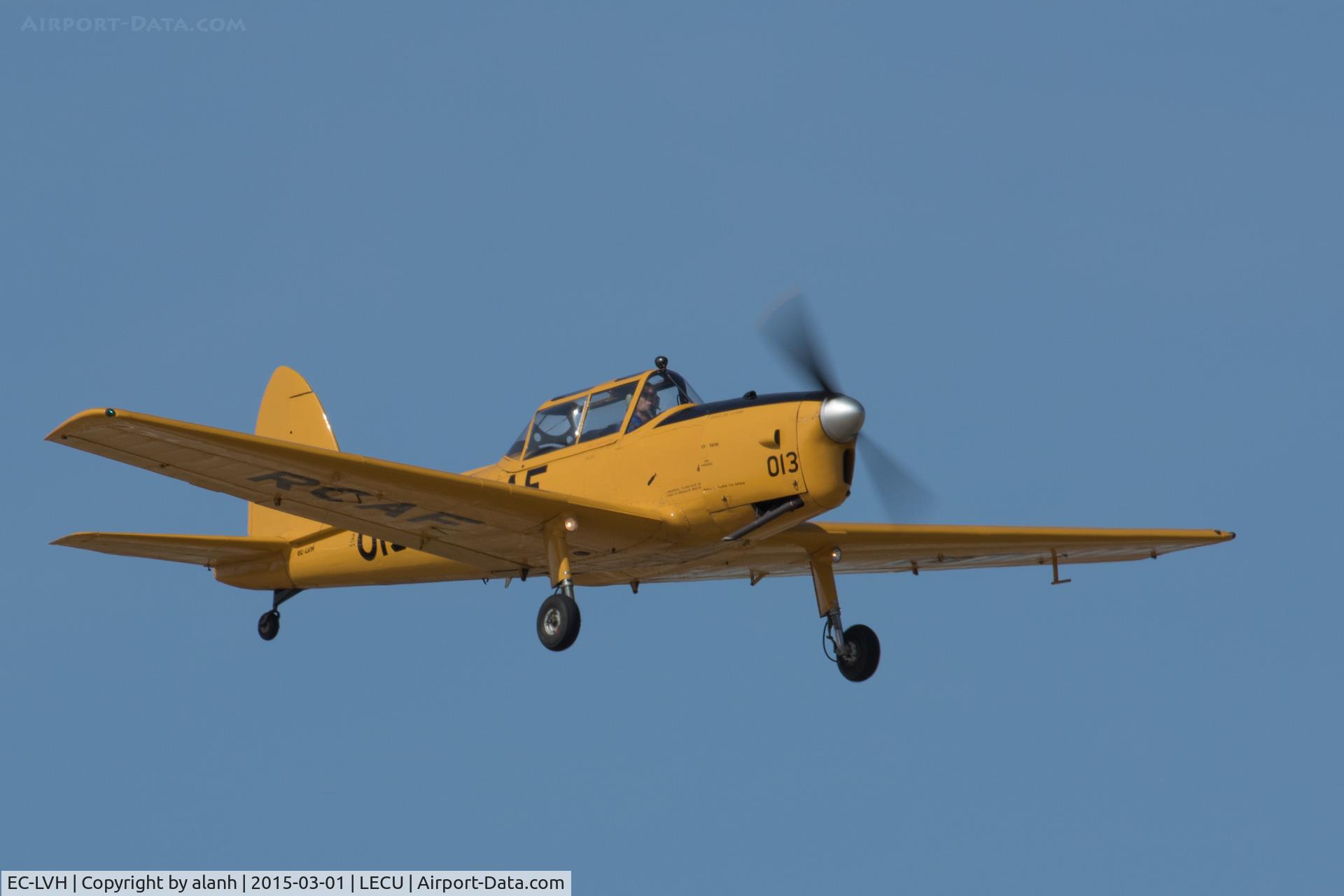 EC-LVH, 1950 De Havilland DHC-1 Chipmunk 22A C/N C1/0080, At a monthly display of the Fundación Infante de Orleans collection at Cuatro Vientos airport, Madrid