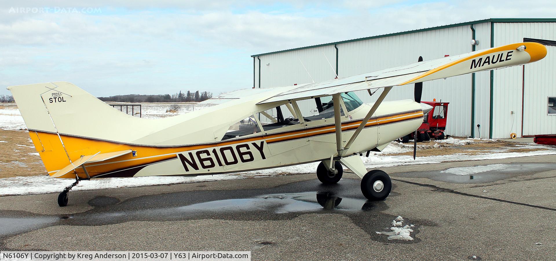 N6106Y, 1987 Maule M-7-235A Super Rocket C/N 4046C, 2015 Elbow Lake Ski-Plane Fly-in and Cribbage Tournament